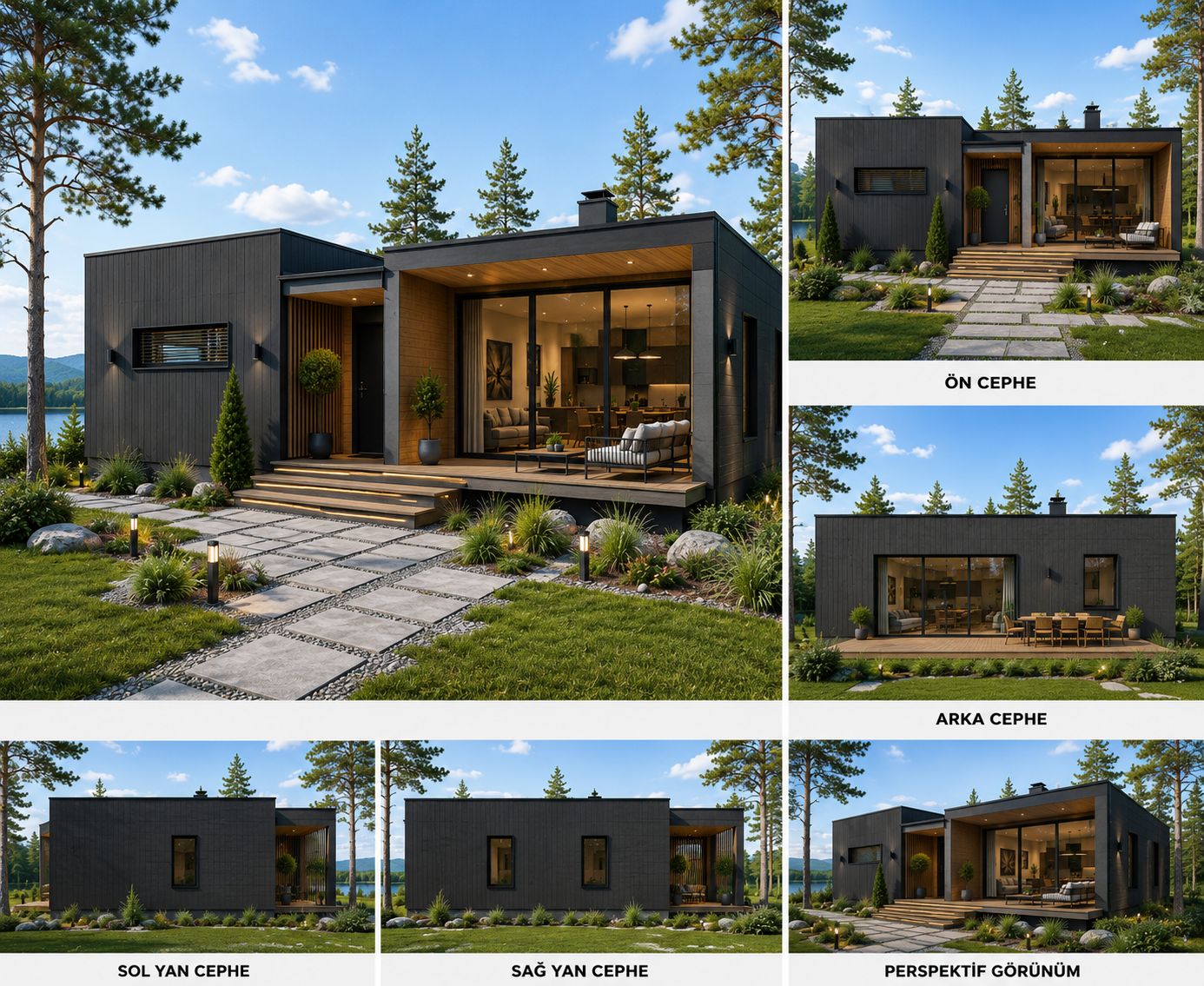 105m2 Tek Katlı Çelik Ev